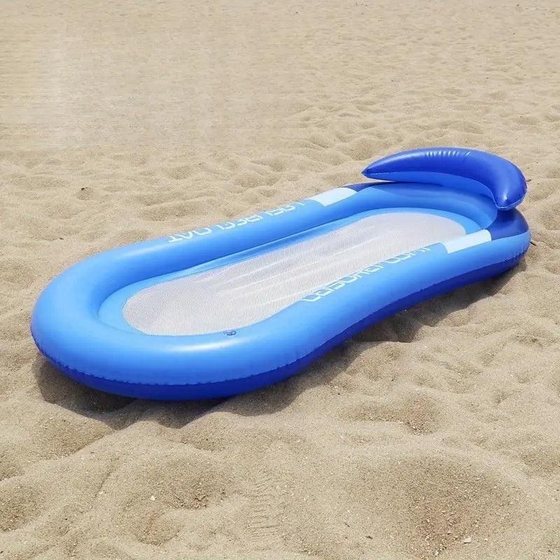 ™Flutina | מזרן צף מתנפח לבריכה – PVC רך ונוח, מושלם להרפיה לצד הבריכה